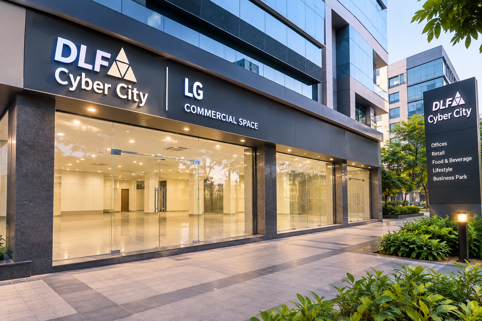 DLF cyber city, patia